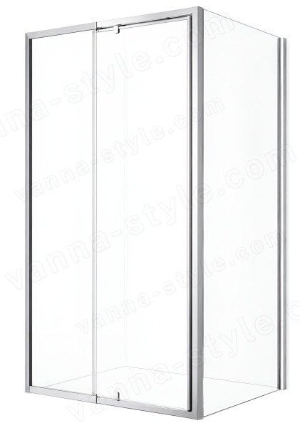 Душевой уголок Cezares VARIANTE-AH-1-120/130-80-C-Cr 120x80, профиль хром 120x80, профиль хром