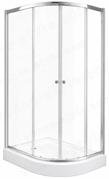 Душевой уголок Cezares ANIMA-W-RH-2-120/100-C-Cr-L 120x100, профиль хром 120x100, профиль хром