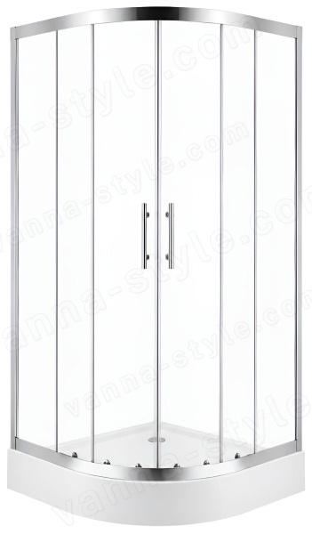 Душевой уголок Cezares ECO-O-RH-2-120/100-C-Cr 120x100, профиль хром 120x100, профиль хром