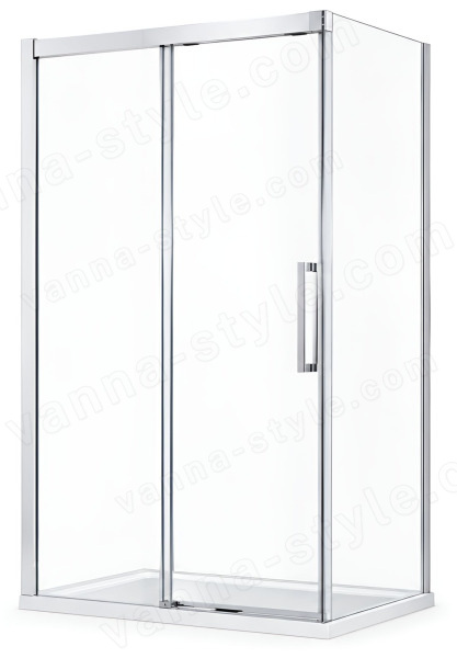 Душевой уголок Cezares PREMIER-SOFT-W-AH-1-150/90-C-Cr-IV 150x90, профиль хром 150x90, профиль хром