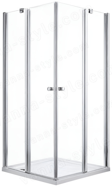 Душевой уголок Cezares ELENA-W-AH-2-120/100-C-Cr 120x100, профиль хром 120x100, профиль хром