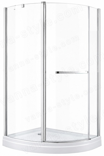 Душевой уголок Cezares ELENA-W-RH-1-120/90-C-Cr-L 120x90, профиль хром 120x90, профиль хром