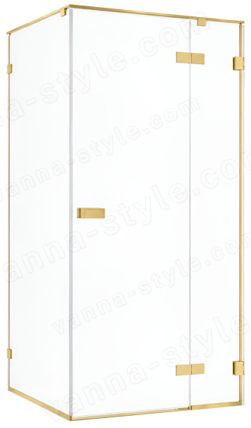 Душевой уголок Cezares BELLAGIO-AH-1-140/80-C-BORO 140x80, профиль золото 140x80, профиль золото