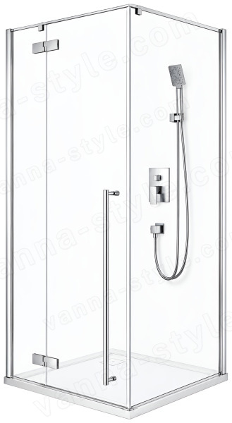 Душевой уголок Cezares LINER-A-1-90-C-Cr-L 90x90, профиль хром 90x90, профиль хром
