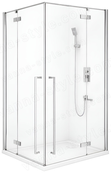 Душевой уголок Cezares LINER-AH-2-120/90-C-Cr-R 120x90, профиль хром 120x90, профиль хром