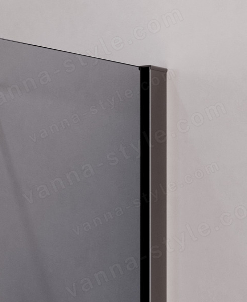 Душевой уголок Cezares SLIDER-AH-1-90-90/100-GRIGIO-GM 90x90, стекло графит, профиль сталь 90x90, стекло графит, профиль сталь