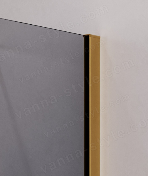 Душевой уголок Cezares SLIDER-AH-2-70/80-100/110-GRIGIO-BORO 70x100, стекло графит, профиль з 70x100, стекло графит, профиль золото