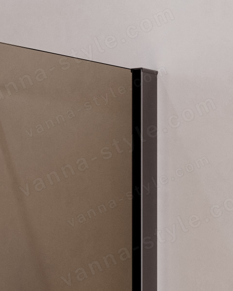 Душевой уголок Cezares SLIDER-AH-2-90/100-100/110-BR-GM 90x100, стекло бронза, профиль сталь 90x100, стекло бронза, профиль сталь