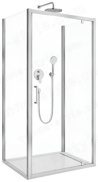 Душевой уголок Cezares MOLVENO-BA2-90/80-C-Cr-IV 90x80, профиль хром 90x80, профиль хром