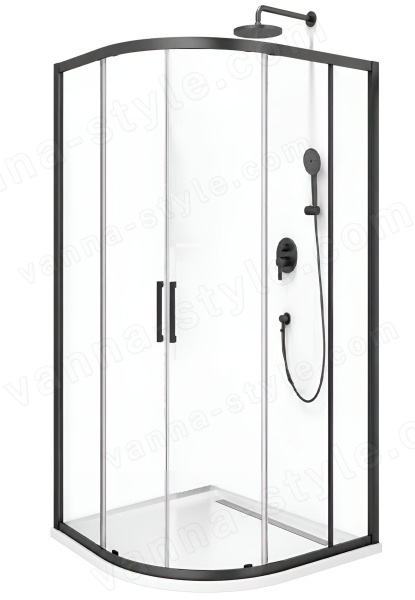 Душевой уголок Cezares MOLVENO-R-2-90-C-GM-IV 90x90, профиль сталь 90x90, профиль сталь