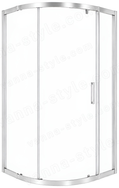 Душевой уголок Cezares MOLVENO-R-11-90+20-C-Cr-IV 110x110, профиль хром 110x110, профиль хром