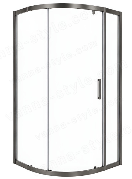 Душевой уголок Cezares MOLVENO-R-1-90-C-GM-IV 90x90, профиль сталь 90x90, профиль сталь