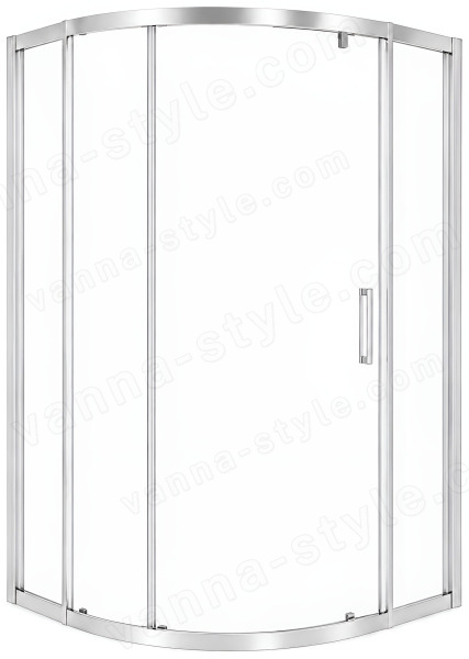 Душевой уголок Cezares MOLVENO-RH-1-120/100-C-Cr-IV 120x100, профиль хром 120x100, профиль хром