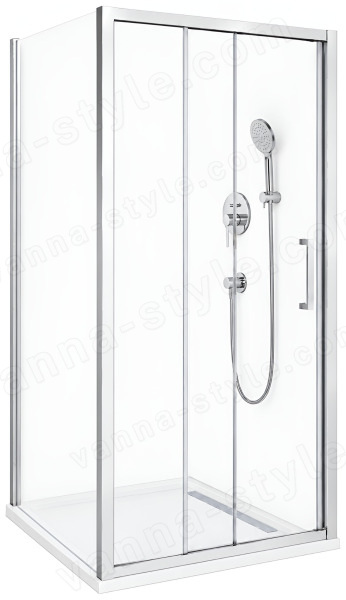 Душевой уголок Cezares MOLVENO-AF-31-100-C-CR-IV 100x100, профиль хром 100x100, профиль хром