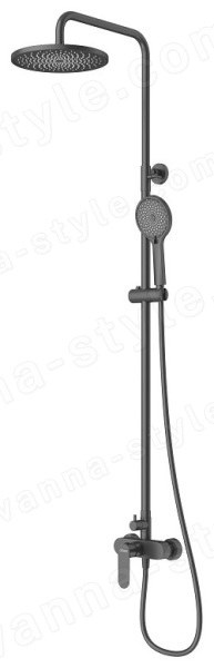 Душевая система Cezares STYLUS-CD-NOP, цвет черный матовый, цвет черный матовый