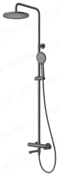 Душевая система Cezares STYLUS-CVD-NOP, цвет черный матовый, цвет черный матовый