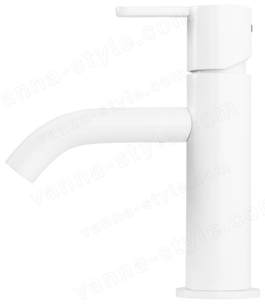 Смеситель для раковины Cezares Leaf LEAF-LSM2-BIO, белый матовый