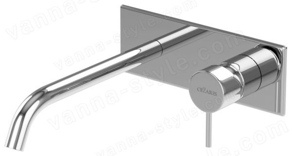 Смеситель для раковины Cezares Leaf LEAF-BLI1-L-01-W0 встраиваемый, хром