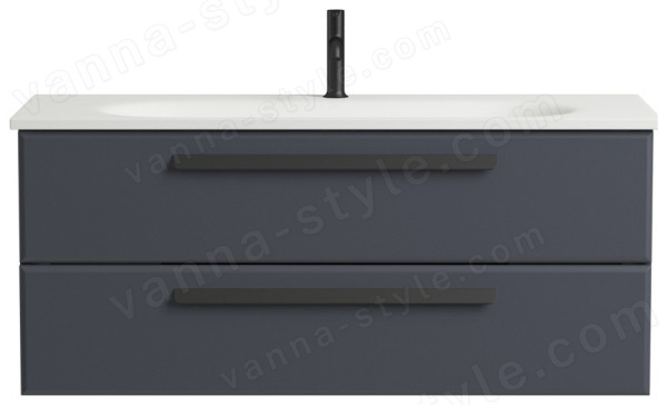Тумба под раковину Cezares ECO-1200-2C-SO-GR-P 120x50 подвесная, графит 120x50 подвесная, графит