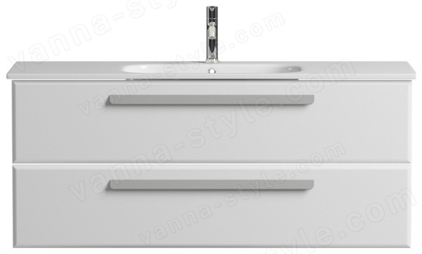 Тумба под раковину Cezares ECO-CER-1200-2C-SO-BL 117x50 подвесная, белая глянцевая 117x50 подвесная, белая глянцевая