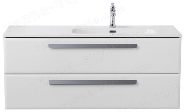 Тумба под раковину Cezares ECO-CER-N-1200-2C-SO-BL-R 120x50 подвесная, белая глянцевая 120x50 подвесная, белая глянцевая