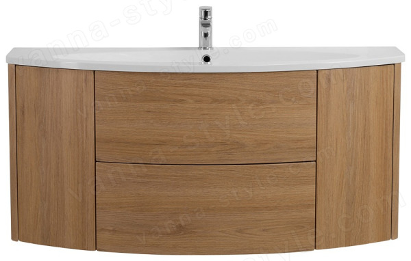 Тумба под раковину Cezares Eden 54842 121x55 подвесная, дуб табачный 121x55 подвесная, дуб табачный
