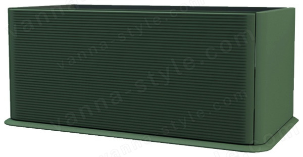 Тумба под раковину Cezares Idra 55806 98x41 подвесная, зеленая матовая 98x41 подвесная, зеленая матовая