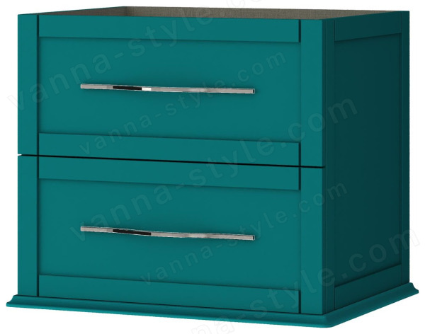 Тумба под раковину Cezares Tiffany 54947 60x55 подвесная, голубой залив 60x55 подвесная, голубой залив
