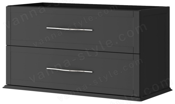 Тумба под раковину Cezares Tiffany 54952 100x55 подвесная, черный графит 100x55 подвесная, черный графит