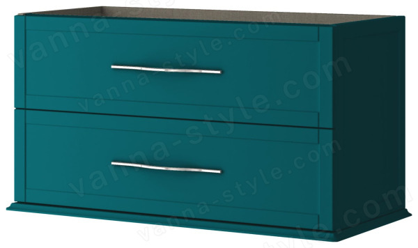 Тумба под раковину Cezares Tiffany 54953 100x55 подвесная, голубой залив 100x55 подвесная, голубой залив