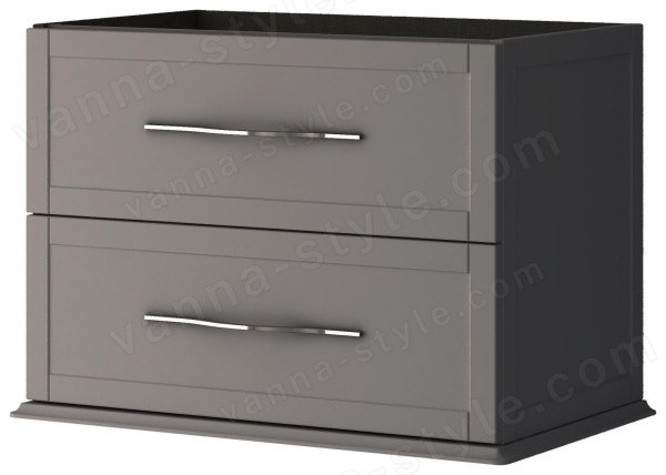 Тумба под раковину Cezares Tiffany 55242 74x55 подвесная, серое облако 74x55 подвесная, серое облако