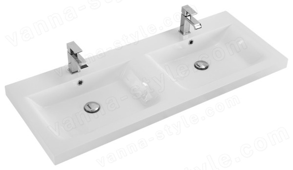 Раковина Cezares ECO CZR-1200/480-2-LV-MR-ECO 120x48, белая 120x48, белая