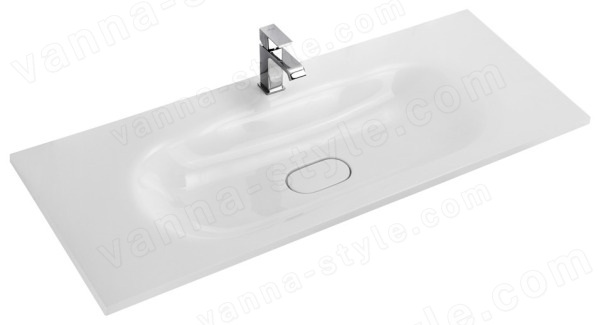 Раковина Cezares ECO CZR-1200/480-LV-MR-ECO 120x48, белая 120x48, белая