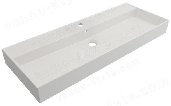 Раковина Cezares MOLVENO 46 CZR-MIL-120-LVB 120x46.5, белая глянцевая 120x46.5, белая глянцевая