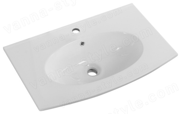 Раковина Cezares COMFORT 50132 75x55, белая глянцевая 75x55, белая глянцевая