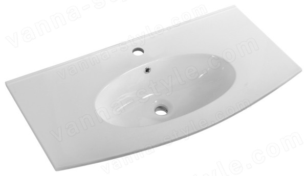 Раковина Cezares COMFORT 50149 101x55, белая глянцевая 101x55, белая глянцевая