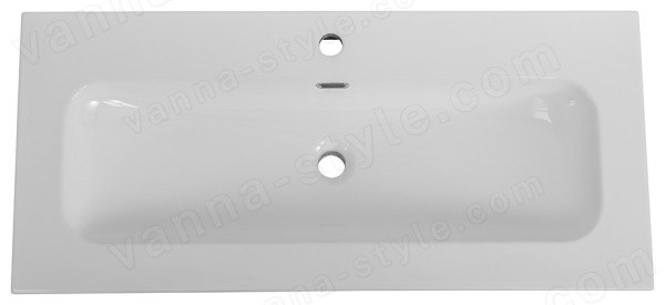 Раковина Cezares ECO CZR-8073-100 101x46, белая глянцевая 101x46, белая глянцевая