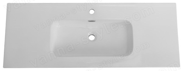 Раковина Cezares DUET CZR-8095-120 121x46, белая глянцевая 121x46, белая глянцевая