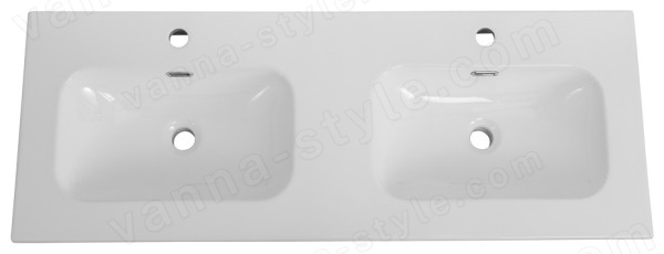 Раковина Cezares ECO CZR-8073-120-2 121x46, белая глянцевая 121x46, белая глянцевая