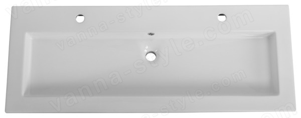 Раковина Cezares CZR-8070-120-1-2 121x46, белая глянцевая 121x46, белая глянцевая