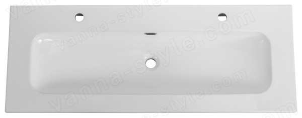 Раковина Cezares ECO CZR-8073-120-1-2 121x46, белая глянцевая 121x46, белая глянцевая