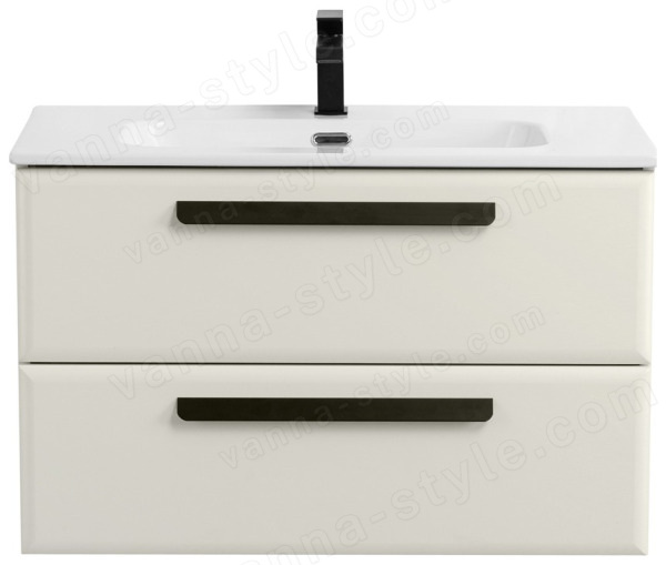 Тумба с раковиной Cezares Eco-cer-n 00-00017212 81x51 подвесная, альпака брашированная 81x51 подвесная, альпака брашированная