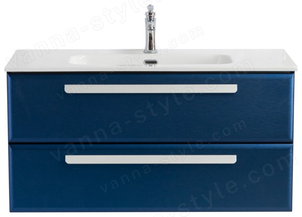 Тумба с раковиной Cezares Eco-cer-n 00-00017232 101x51 подвесная, сапфир 101x51 подвесная, сапфир