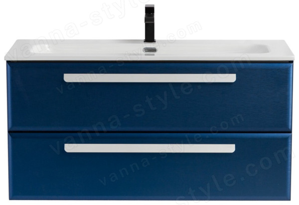 Тумба с раковиной Cezares Eco-cer-n 00-00017237 101x51 подвесная, сапфир 101x51 подвесная, сапфир