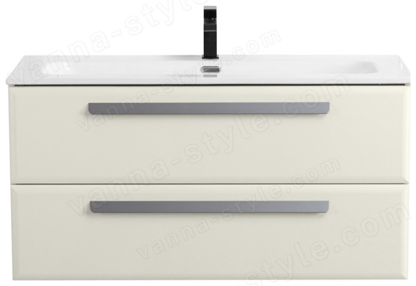 Тумба с раковиной Cezares Eco-cer-n 00-00017239 101x51 подвесная, альпака брашированная 101x51 подвесная, альпака брашированная