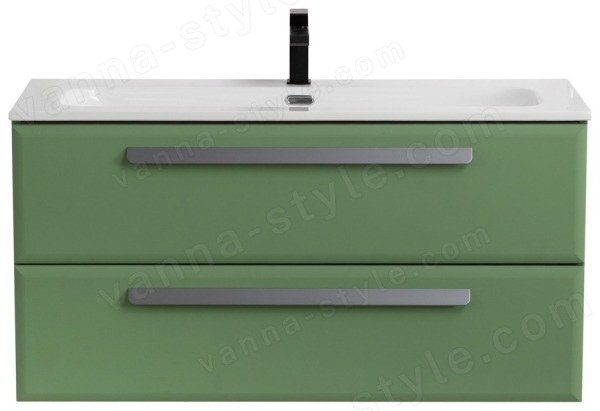 Тумба с раковиной Cezares Eco-cer-n 00-00017242 101x51 подвесная, фисташковая софт 101x51 подвесная, фисташковая софт
