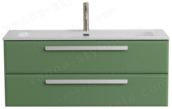 Тумба с раковиной Cezares Eco-cer-n 00-00017266 121x51 подвесная, фисташковая софт 121x51 подвесная, фисташковая софт