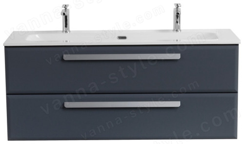 Тумба с раковиной Cezares Eco-cer-n 00-00017269 121x51 подвесная, графит 121x51 подвесная, графит