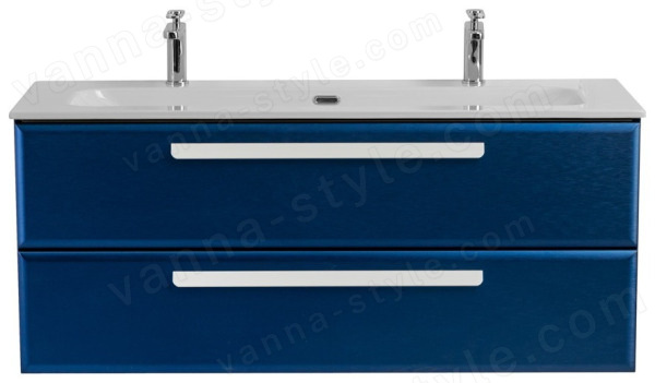 Тумба с раковиной Cezares Eco-cer-n 00-00017270 121x51 подвесная, сапфир 121x51 подвесная, сапфир