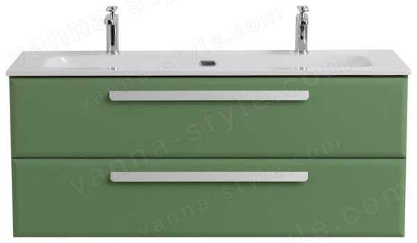 Тумба с раковиной Cezares Eco-cer-n 00-00017273 121x51 подвесная, фисташковая софт 121x51 подвесная, фисташковая софт